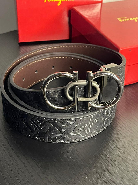 Cinturón Ajustable Unisex – Negro Elegante (XS a XG)