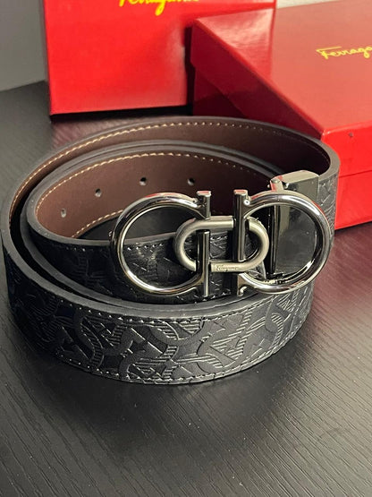 Cinturón Ajustable Unisex – Negro Elegante (XS a XG)