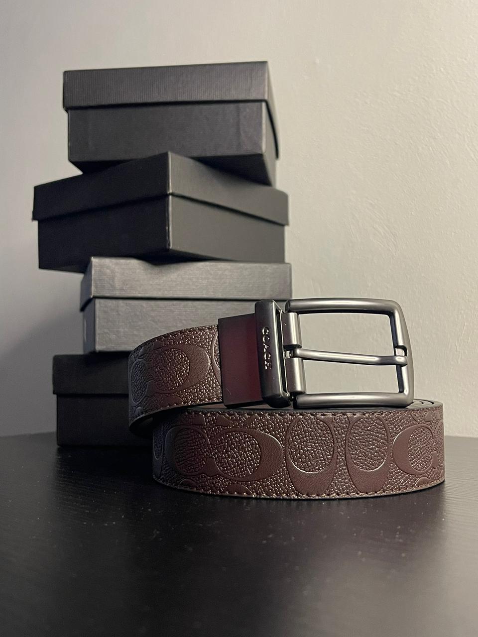 Duo Pack de Cinturones – Café + Negro (Ajustables de XS a XG)