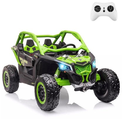 COCHE ELECTRICO MONTABLE PARA NIÑOS CAN AM BRP MAVERICK X3 / 2 BATERIAS 24V Y CONTROL REMOTO