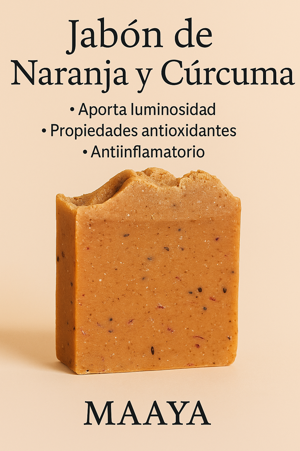 Jabón Artesanal de Pitahaya 120g | Hidratante y antioxidante natural – Maaya