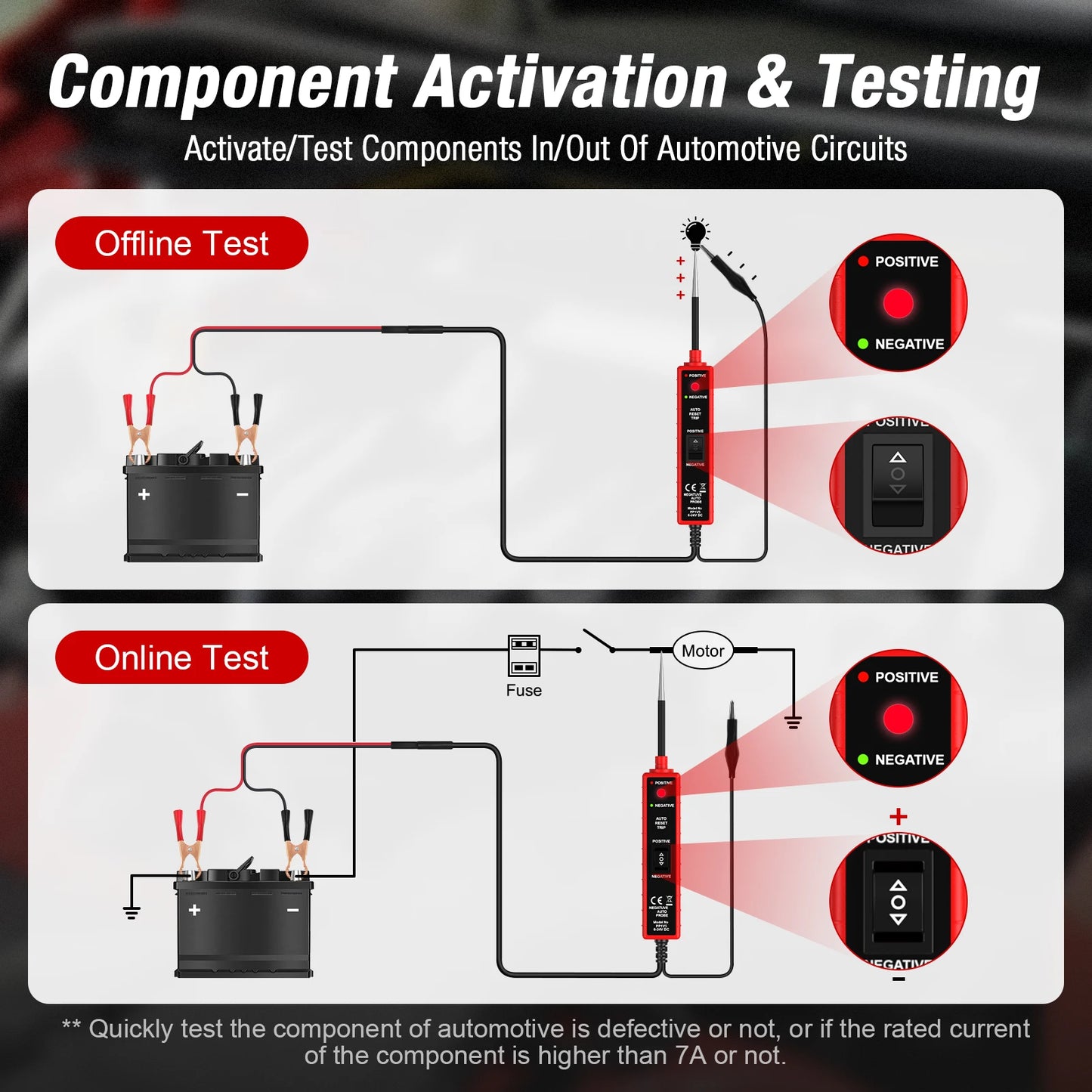 ¡Detecta fallas eléctricas al instante! ⚡ Probador de Circuitos 6-24V para Auto | Edición ViralDrops