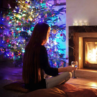 2/5/10/20/30M USB ✨ Luces LED Decorativas USB 💫 8 Modos + Control Remoto 🌈 Ideal para Navidad, Cuartos y Fiestas