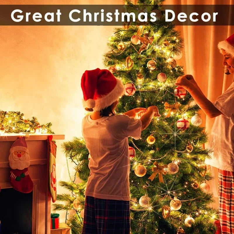 2/5/10/20/30M USB ✨ Luces LED Decorativas USB 💫 8 Modos + Control Remoto 🌈 Ideal para Navidad, Cuartos y Fiestas