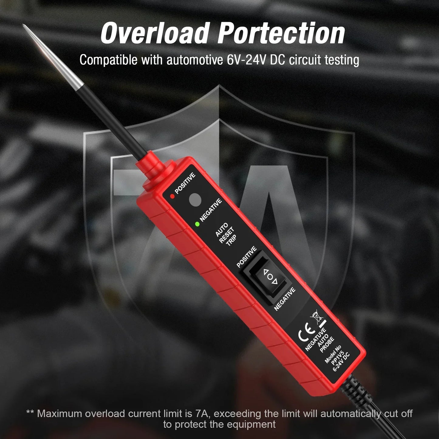 ¡Detecta fallas eléctricas al instante! ⚡ Probador de Circuitos 6-24V para Auto | Edición ViralDrops