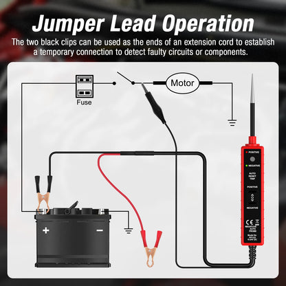 ¡Detecta fallas eléctricas al instante! ⚡ Probador de Circuitos 6-24V para Auto | Edición ViralDrops